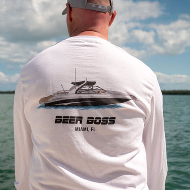 Cotton Long Sleeve Custom Boat Shirts - The Artistic Pirates