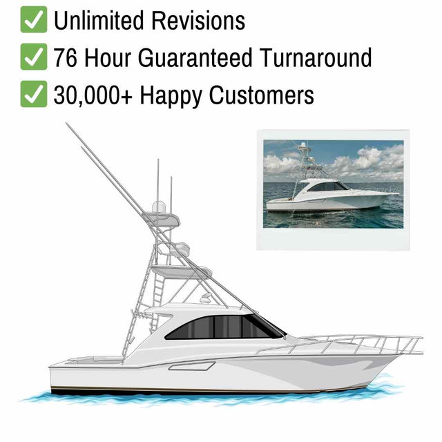 Custom Digital Boat Artwork – The Artistic Pirates