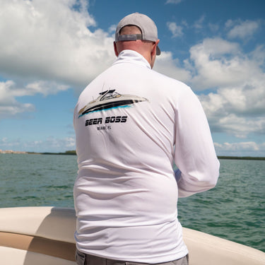 Lightweight Quarter-Zip Custom Boat Pullover - The Artistic Pirates