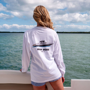 Women's Cotton Long Sleeve Custom Boat Shirts - The Artistic Pirates