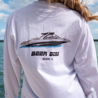 Women's Cotton Long Sleeve Custom Boat Shirts - The Artistic Pirates