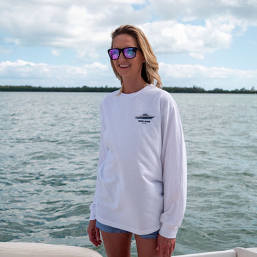 Women's Cotton Long Sleeve Custom Boat Shirts - The Artistic Pirates