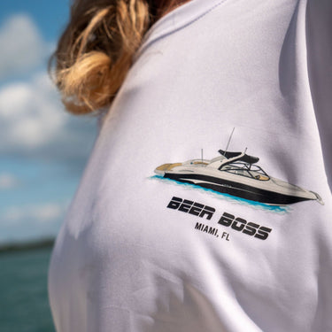 Women's Dri-FIT Long Sleeve Custom Boat Shirts - The Artistic Pirates