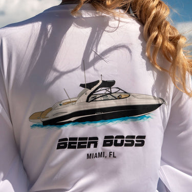 Women's Dri-FIT Long Sleeve Custom Boat Shirts - The Artistic Pirates