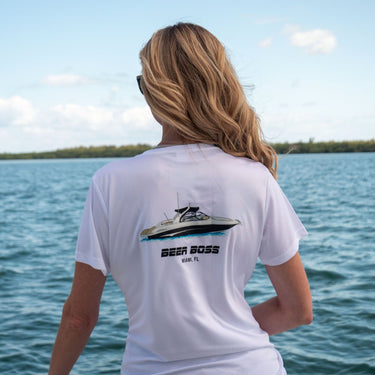 Women's Dri-FIT Short Sleeve Custom Boat Shirts - The Artistic Pirates