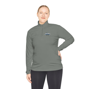 Women's Lightweight Quarter-Zip Custom Boat Pullover - The Artistic Pirates